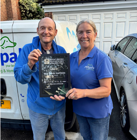 Phil & Bev with GBFA Award