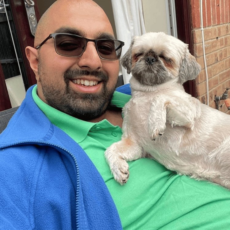 Petpals-Milton-Keynes-Nilay-with-Dog-1