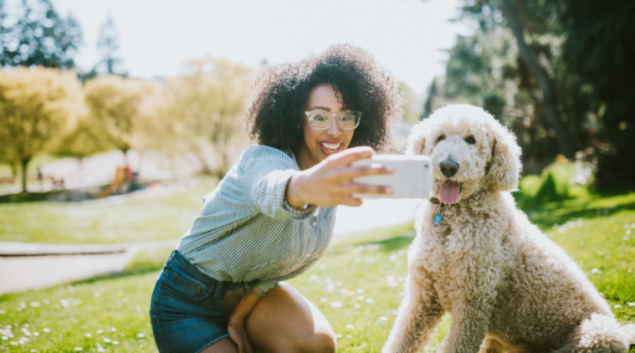 Selfie with Dog